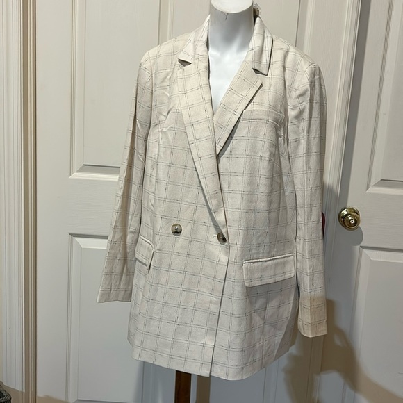 Madewell double breasted blazer. NWT. 2X. - Picture 2 of 9
